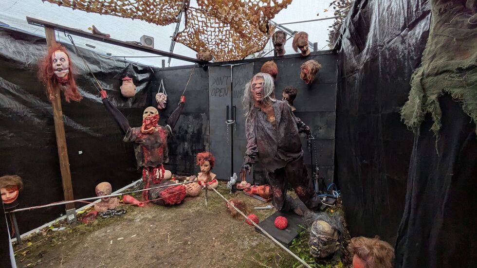 So gruselig geht's in der Jahnstraße zu. So gruselig geht's in der Jahnstraße zu.