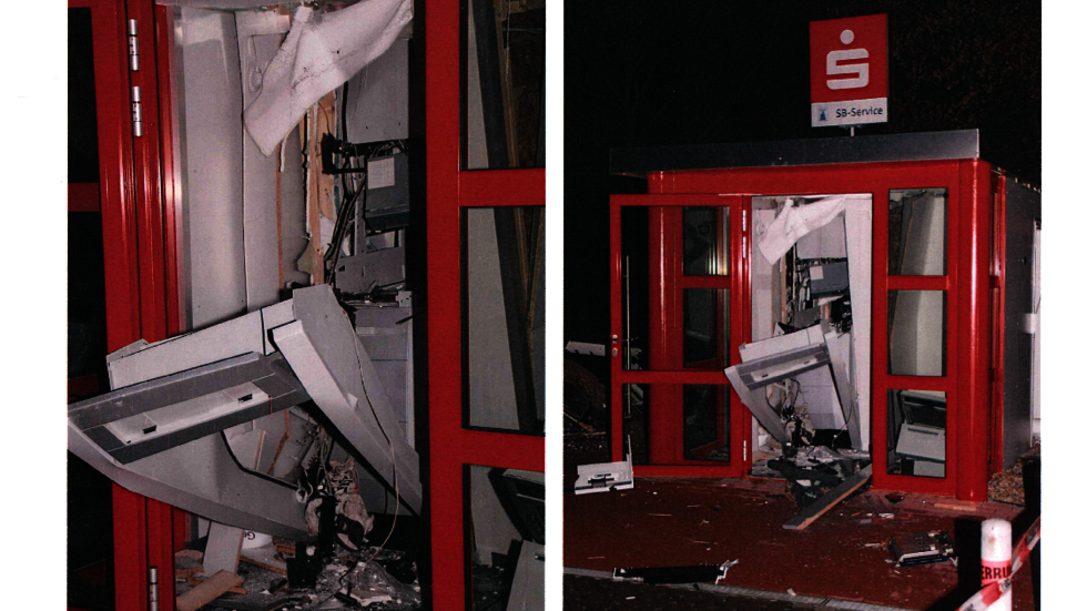  016 wurde auch ein Geldautomat der Kreissparkasse Bautzen am Standort in 
in Bischofswerda gesprengt.