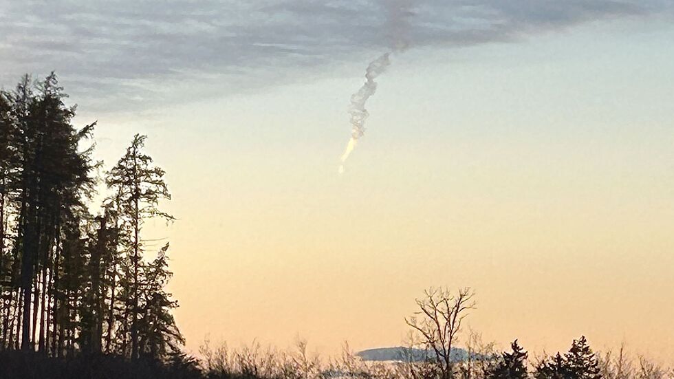 Wo genau das unbekannte Objekt zu Boden ging, ist unklar. Wo genau das unbekannte Objekt zu Boden ging, ist unklar.