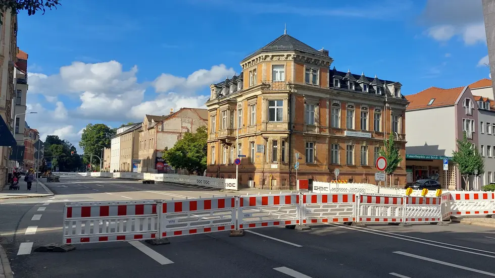 Vollsperrung zwischen Osterweihstraße und Moritzstraße