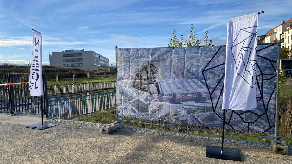 Der Plan: So soll das künftige Quartier auf der Westseite vom Leipziger Hauptbahnhof aussehen. Der Plan: So soll das künftige Quartier auf der Westseite vom Leipziger Hauptbahnhof aussehen.