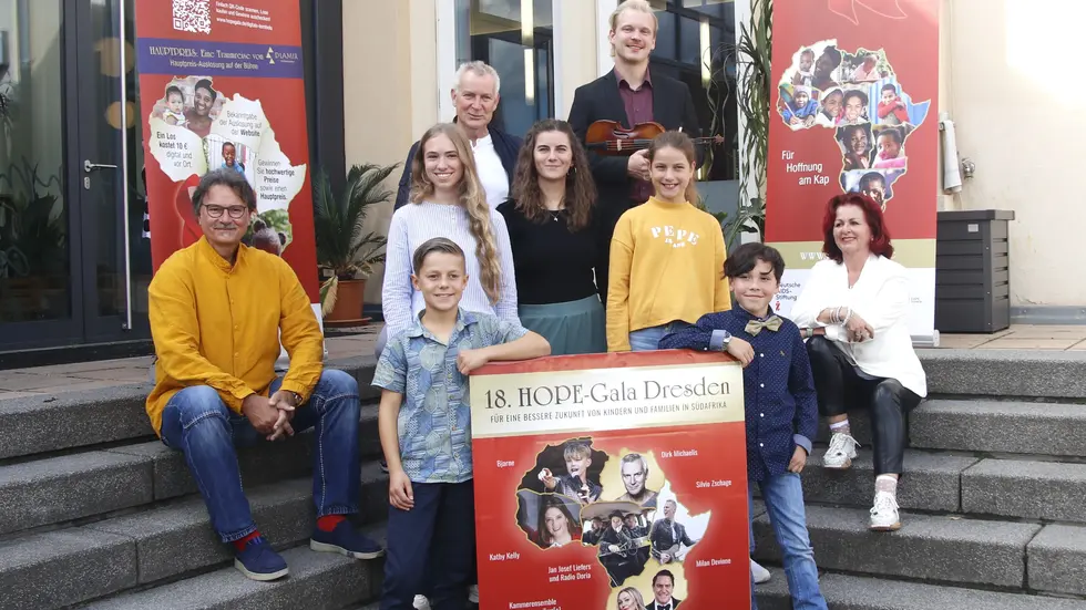Künstler und Organisatoren freuen sich auf die 18. Hope-Gala