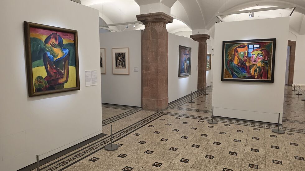 Der erste Blick in den neue Ausstellung in den Kunstsammlungen, die morgen eröffnet wird. Der erste Blick in den neue Ausstellung in den Kunstsammlungen, die morgen eröffnet wird.