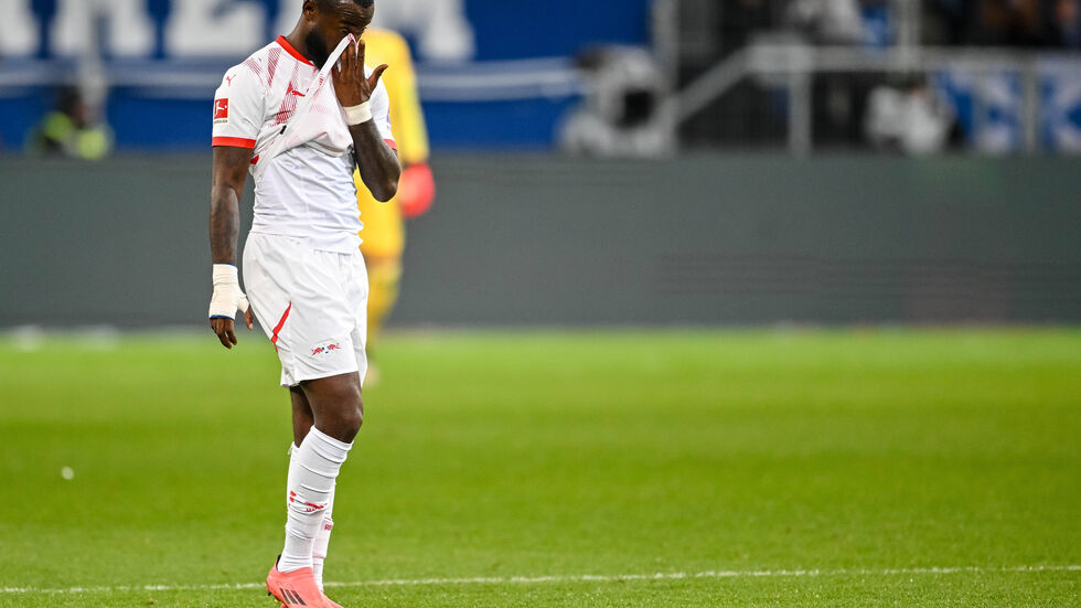 Enttäuscht bei RB Leipzig Enttäuscht bei RB Leipzig