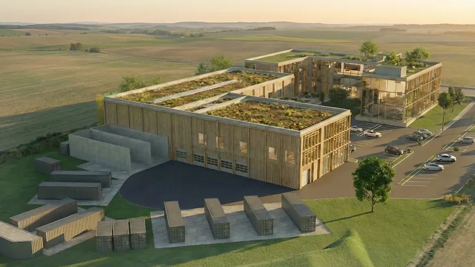 So soll der Wasserstoff-Campus an der Fraunhofer Straße in der Nähe der TU einmal aussehen. Bislang gibt es noch nicht mal einen Bauantrag. So soll der Wasserstoff-Campus an der Fraunhofer Straße in der Nähe der TU einmal aussehen. Bislang gibt es noch nicht mal einen Bauantrag.