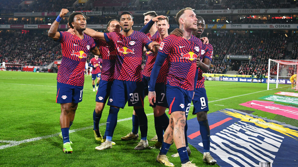 RB jubelt über einen 5:1-Auswärtssieg in Köln  RB jubelt über einen 5:1-Auswärtssieg in Köln