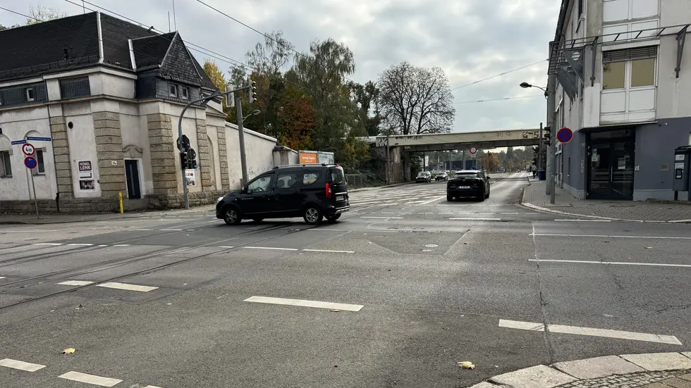 Kreuzung Breithauptstraße / Äußere Schneeberger Straße Kreuzung Breithauptstraße / Äußere Schneeberger Straße