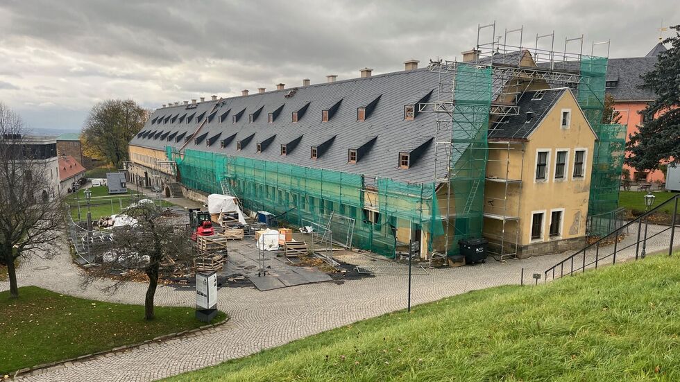 Deutschlands älteste Kaserne auf der Festung Königstein wird grundsaniert