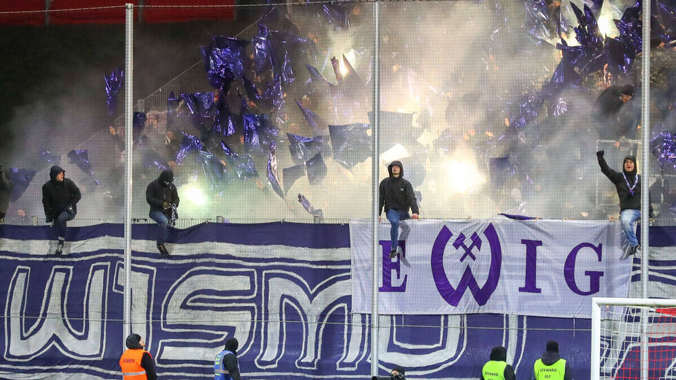 Im Auer Block brennt Pyro. 