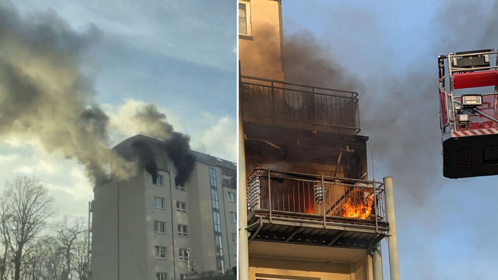 Die Dresdner Feuerwehr ist am Nachmittag zur Stauffenbergallee alarmiert worden. 
