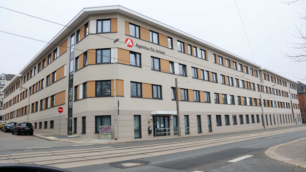 Die Zwickauer Arbeitsagentur an der Werdauer Straße.