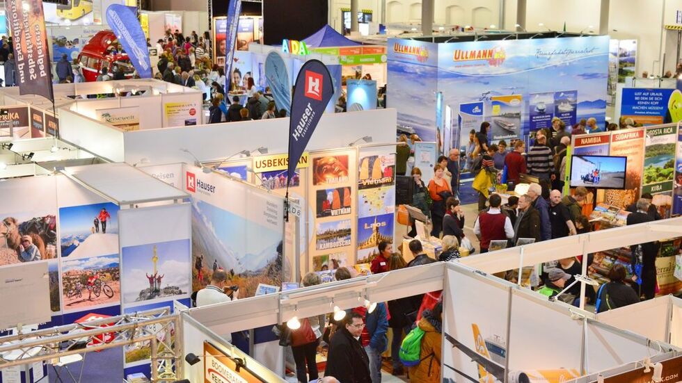 Das Fernweh ruft: Die Besucher strömten in Massen zur Messe.