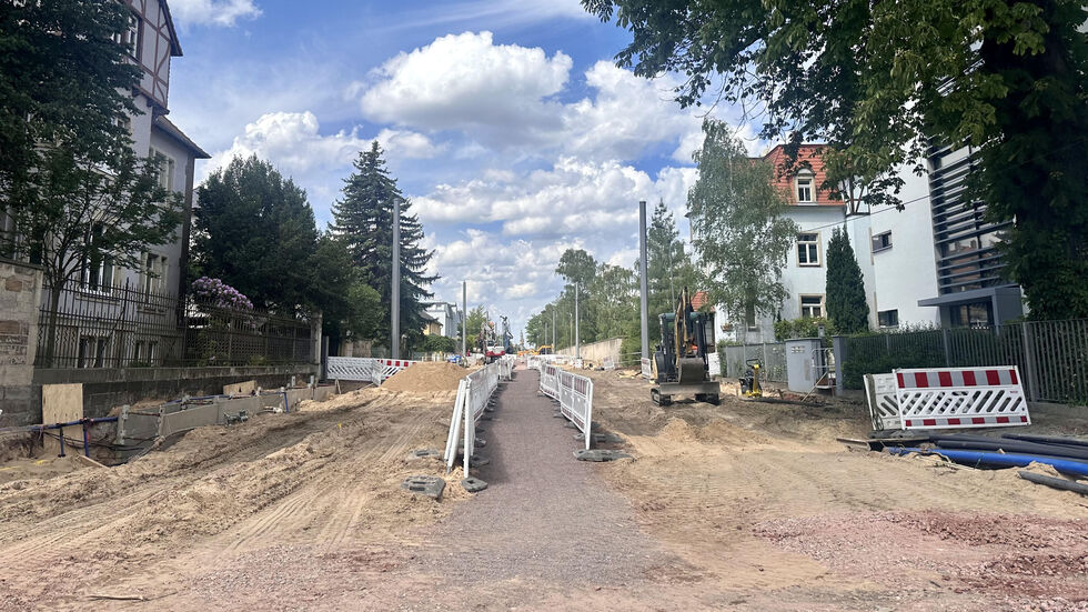 Seit dem Frühjahr 2024 wird hier gebuddelt - nun ist ein Ende der Arbeiten in greifbarer Nähe.