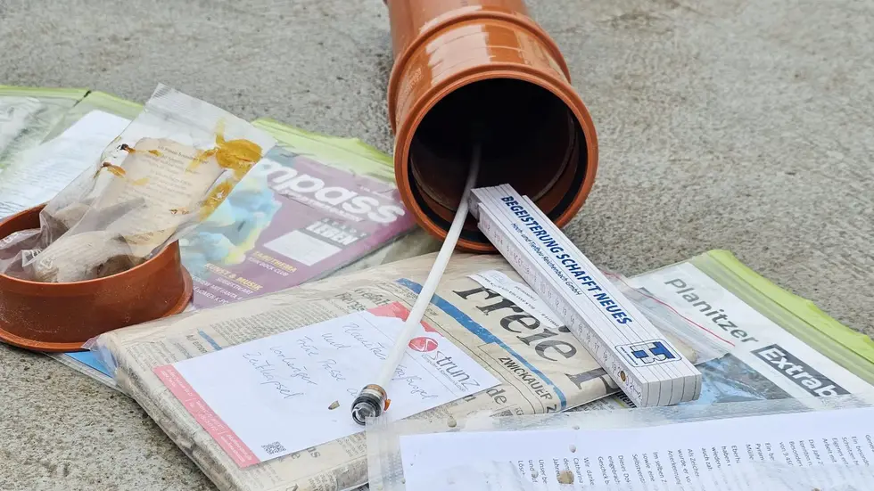 Inhalt der Zeitkapsel Inhalt der Zeitkapsel