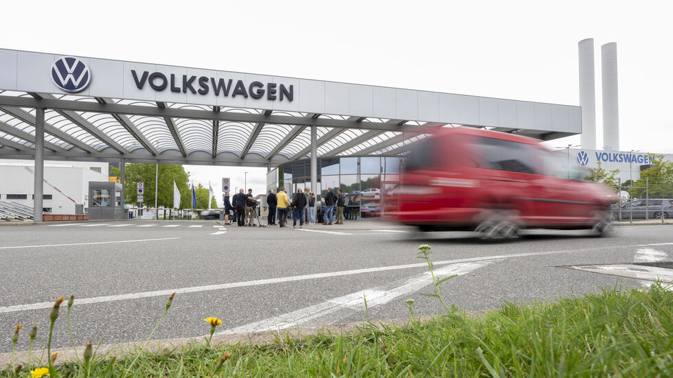 VW-Tor in Zwickau VW-Tor in Zwickau