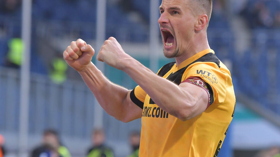 Dynamo-Kapitän Stefan Kutschke 