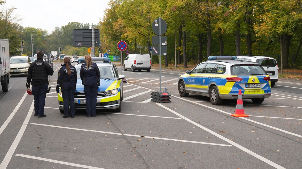 Am Sportforum wurden heute einige Autofahrer kontrolliert.