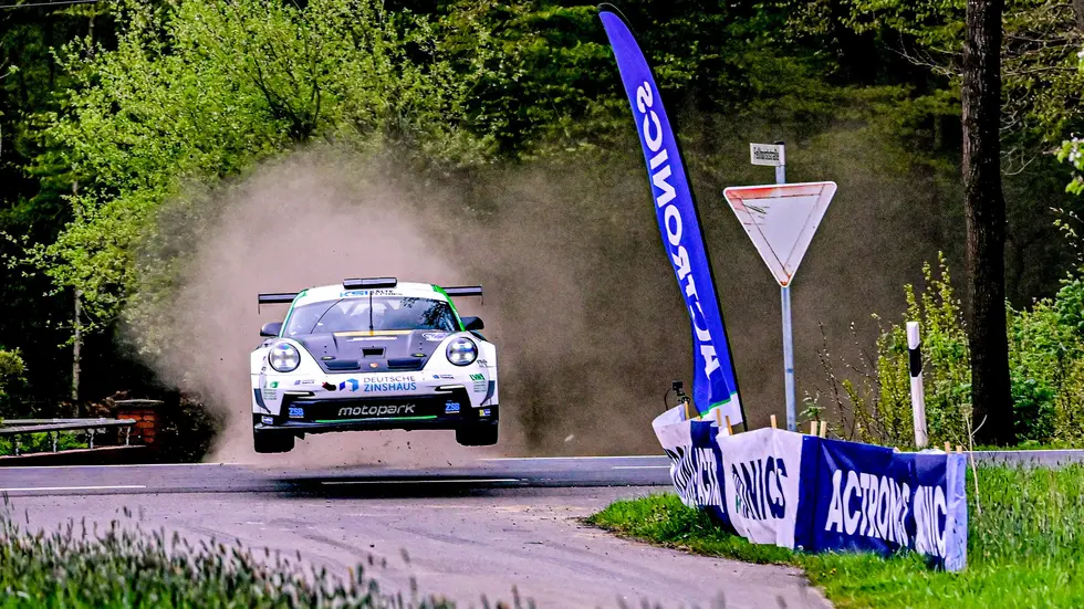 Tannert-Porsche bei der Rallye Sulingen