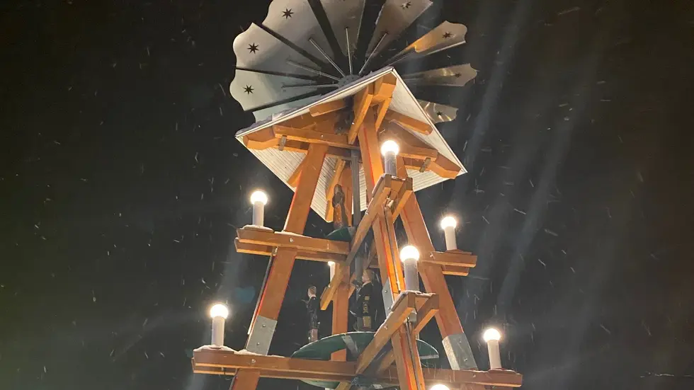 Die Pyramide in Marienberg.