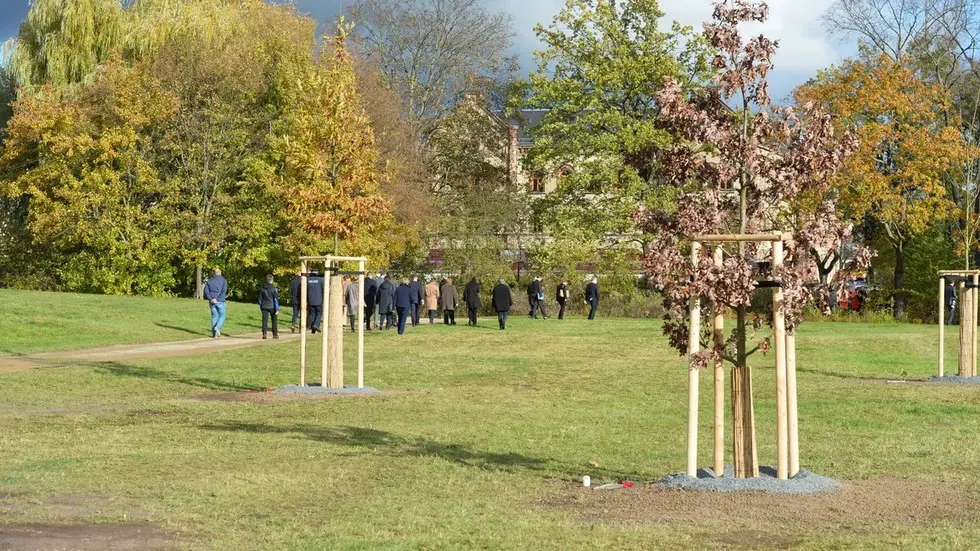 Zum stillen Gedenken im Schwanenteichpark sind alle Bürgerinnen und Bürger eingeladen. 