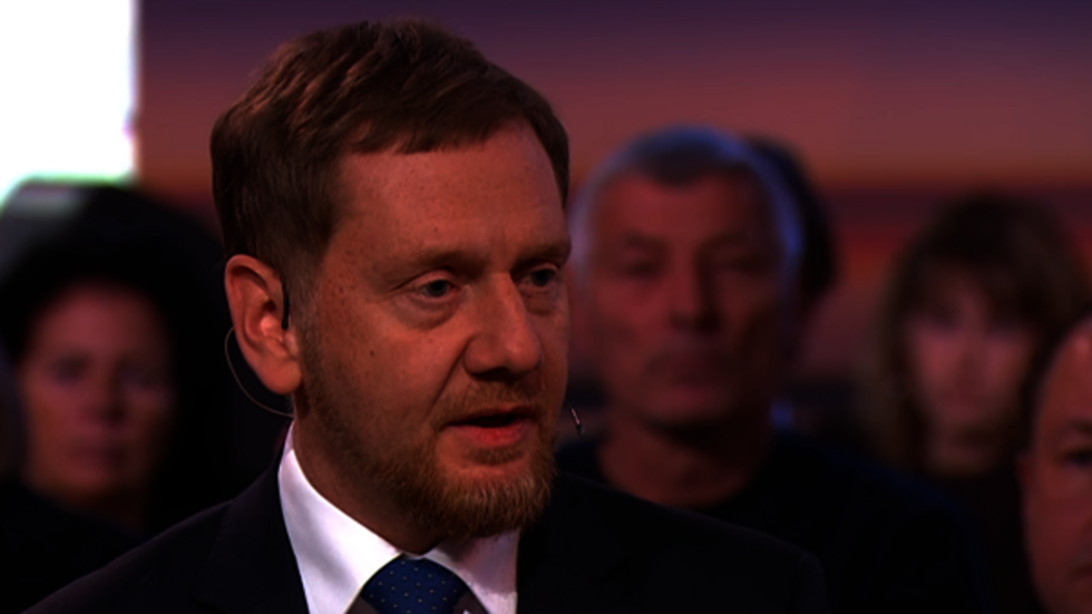 Michael Kretschmer im ZDF-Morgenmagazin live aus Zwickau Michael Kretschmer im ZDF-Morgenmagazin live aus Zwickau