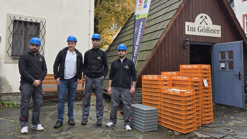 Die Mitarbeiter müssen gut 80 Stufen mehrfach runter und wieder hoch.