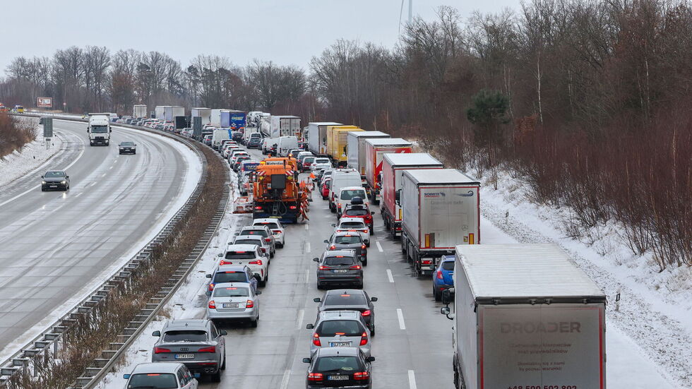 Es bildete sich Stau
