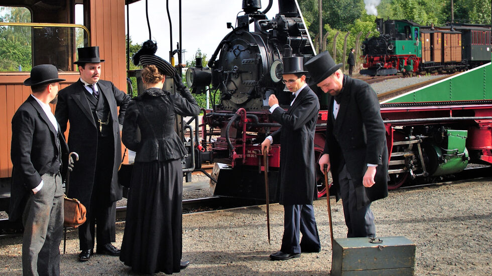 Am Wochenende geht es auf den Schmalspurbahnen wieder historisch zu.