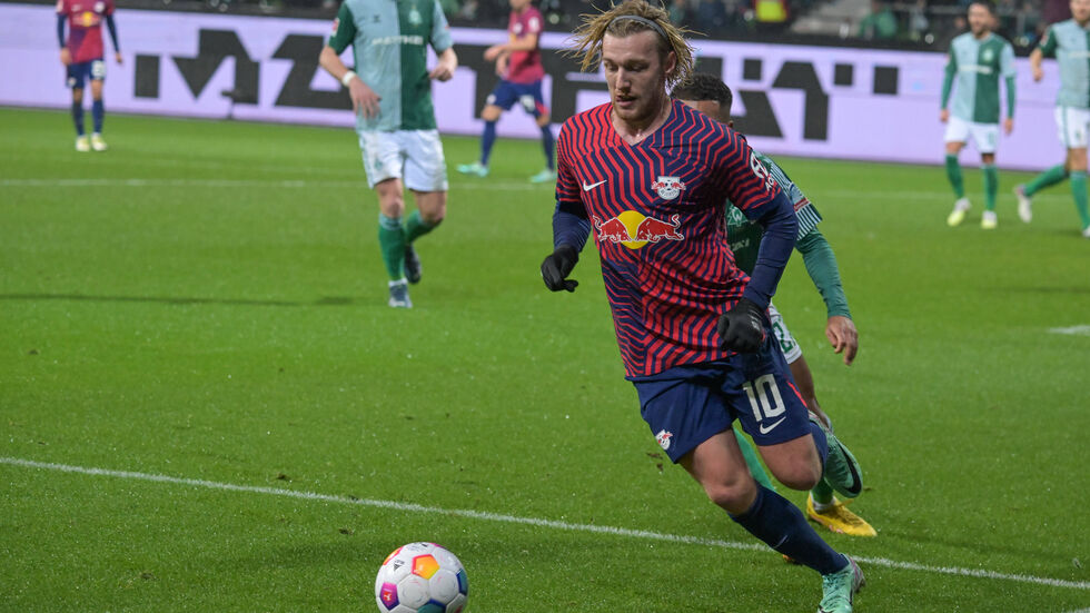 Emil Forsberg bestritt sein letztes Spiel für RB  Emil Forsberg bestritt sein letztes Spiel für RB