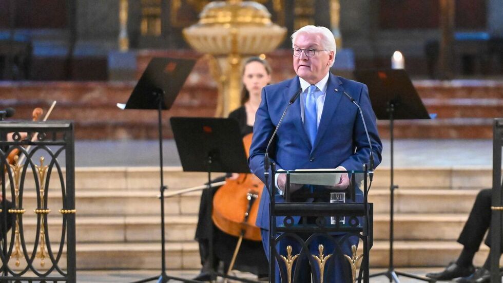Deutschlands Bundespräsident Frank-Walter Steinmeier (69) besucht am Montag (7.10.25) in Leipzig.