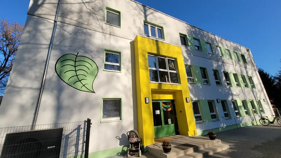 Die Kita "Tausendfüßler" in der Lerschstraße wurde von außen und innen grunderneuert.
