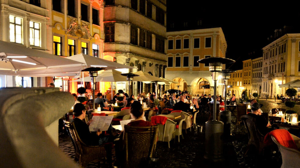 Sommerabend auf dem Görlitzer Untermarkt
