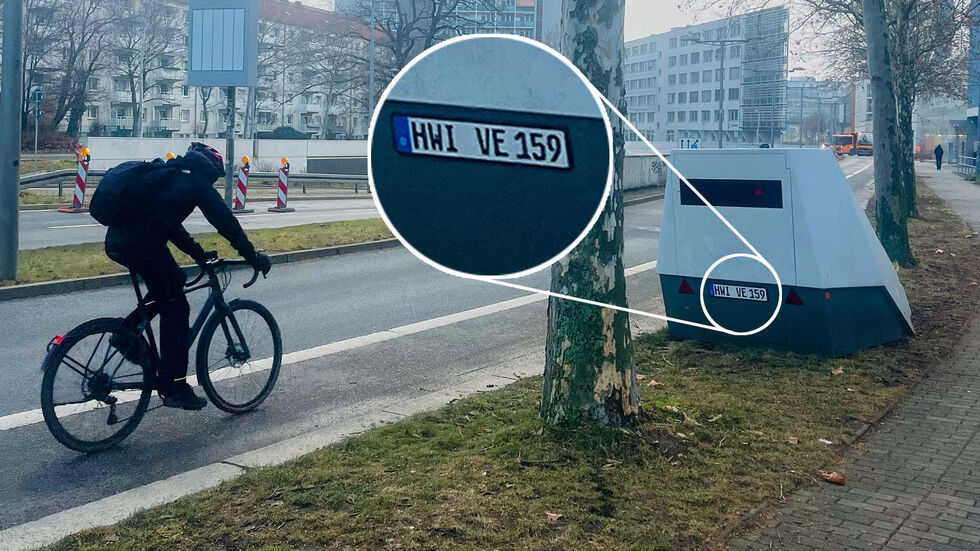 Letzte Woche stand der "Wismarer" Superblitzer an der Ammonstraße 