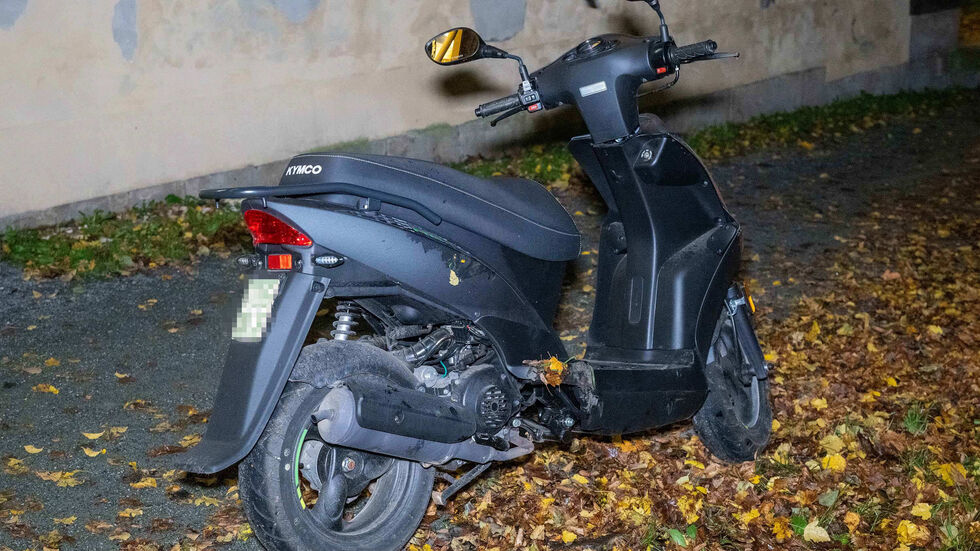 Mit diesem Roller war der Mann unterwegs.