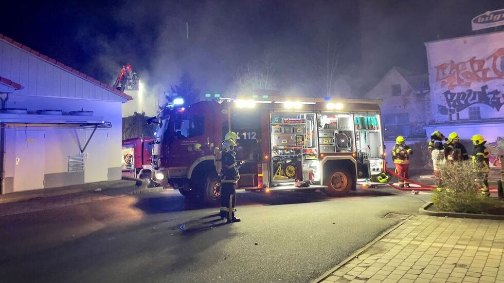 Am Einsatzort in der Neuberinstraße in Reichenbach. Am Einsatzort in der Neuberinstraße in Reichenbach.