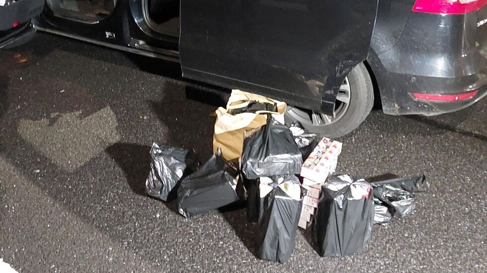 Die sichergestellten Zigaretten.