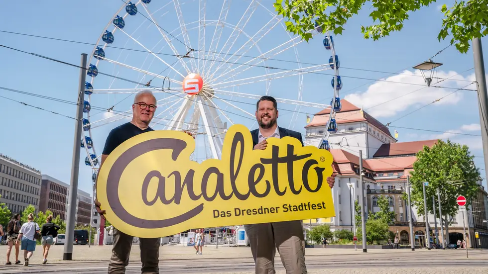 Organisator Frank Schröder und Oliver von Oehsen von der Ostsächsischen Sparkasse Organisator Frank Schröder und Oliver von Oehsen von der Ostsächsischen Sparkasse