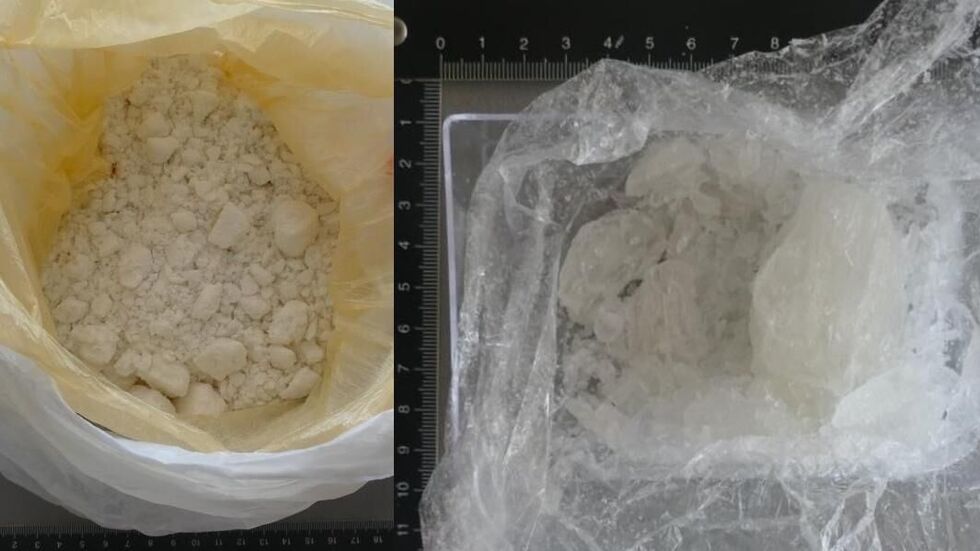 Großer Drogenfund in Oelsnitz: Polizei entdeckt Meth, Kokain und Cannabis im Wert von 45.000 Euro. 