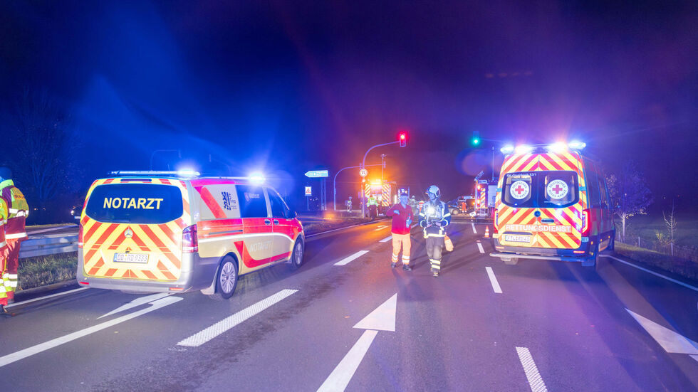 Die Coventrystraße wurde zunächst gesperrt.