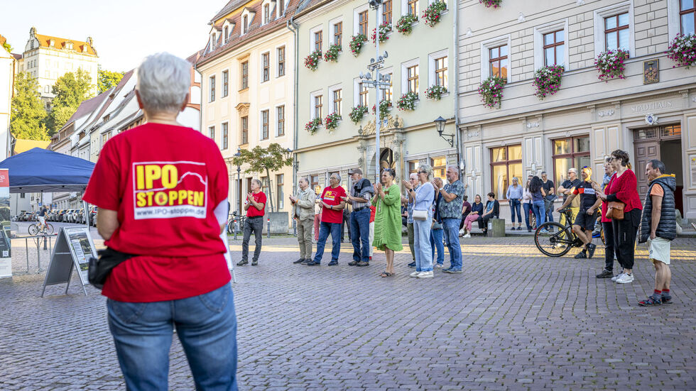 Einige Bewohner der Zweckverbandskommunen Pirna, Heidenau und Dohna wollen den IPO nahe dem Barockgarten Großsedlitz stoppen
