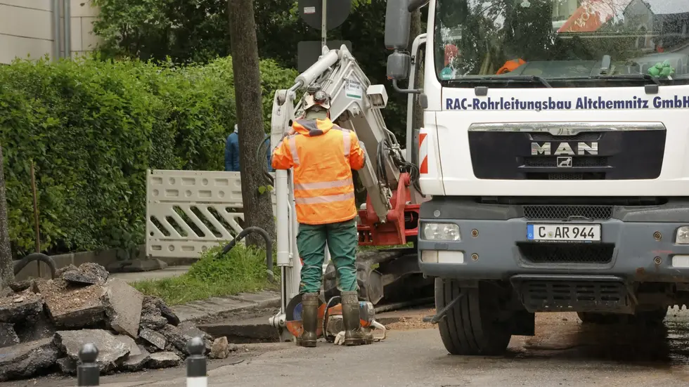 Die Reparaturen laufen bereits.