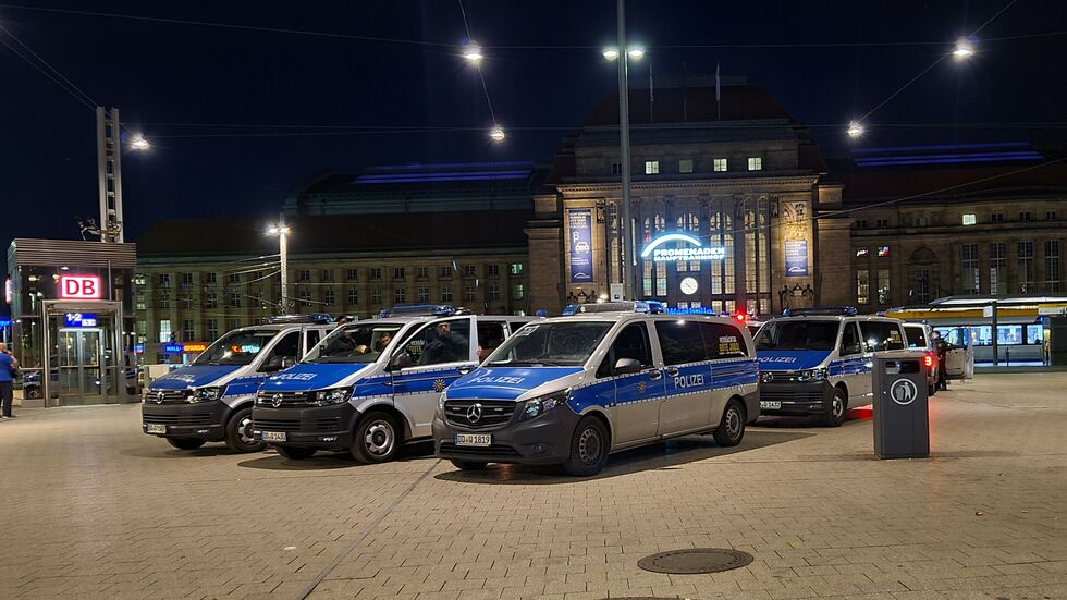 Bundespolizei am Leipziger Hauptbahnhof (Symbolbild).
