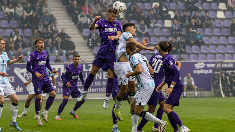 Erzgebirge Aue hat sich einen Befreiungsschlag in der 3. Liga erkämpft 