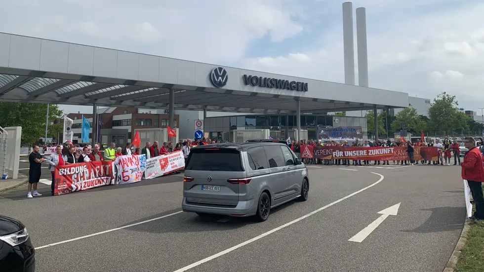 Konzernchef Blume wird erstmals in Zwickau begrüßt Konzernchef Blume wird erstmals in Zwickau begrüßt