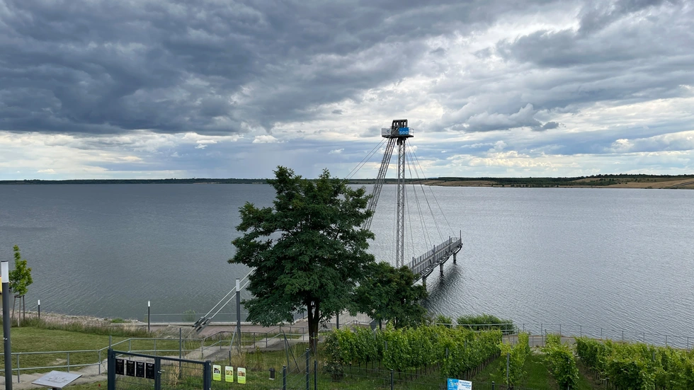 Seebrücke am Großräschener See Seebrücke am Großräschener See