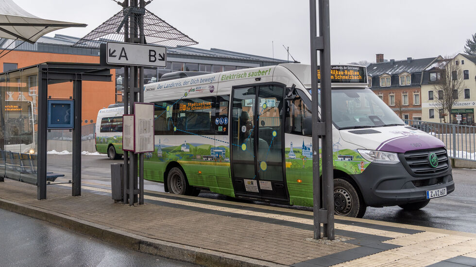 E-Kleinbus in Wilkau-Haßlau