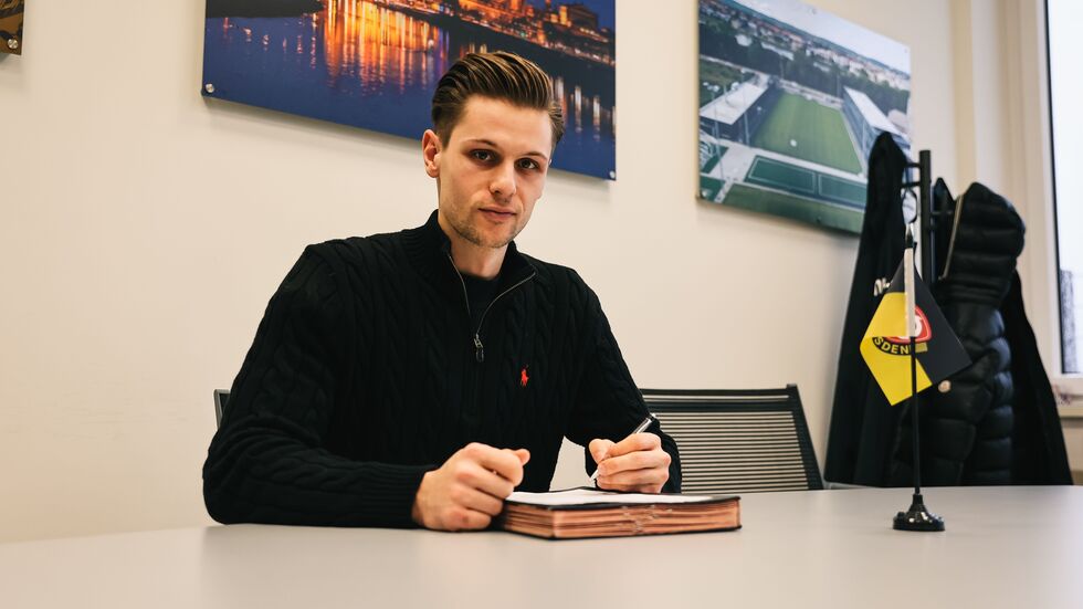 Daniel Mesenhöler unterschreibt einen Vertrag bei Dynamo bis zum Saisonende 