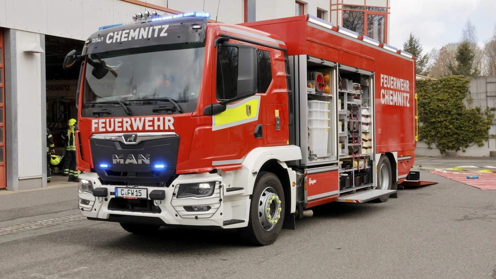 Das neue Fahrzeug der Feuerwehr