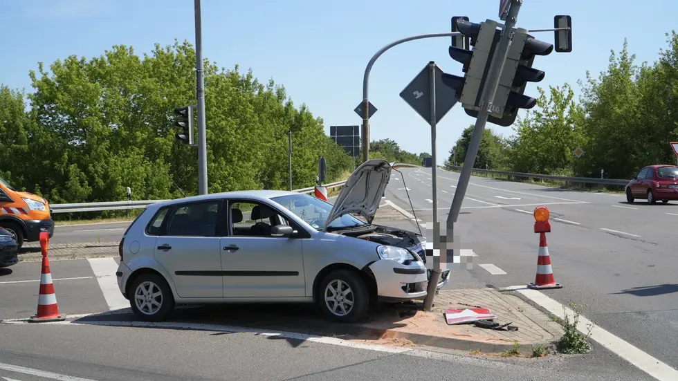 So sah die Unfallstelle aus einer anderen Perspektive aus. So sah die Unfallstelle aus einer anderen Perspektive aus.