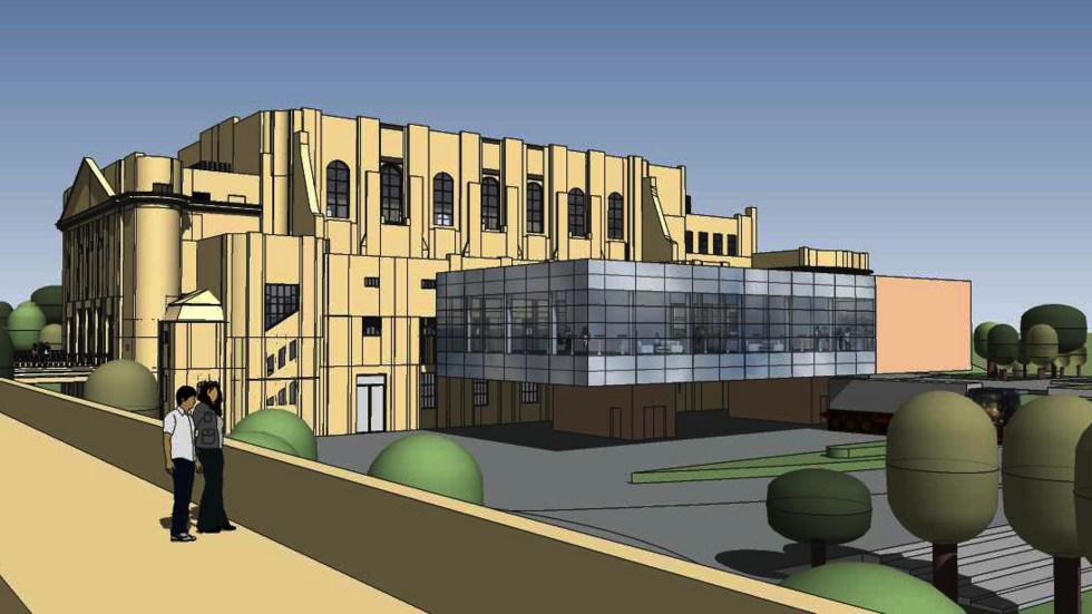 So soll die Stadthalle mal aussehen.